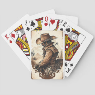 Jeu De Cartes Cowboy Jouer Des Cartes