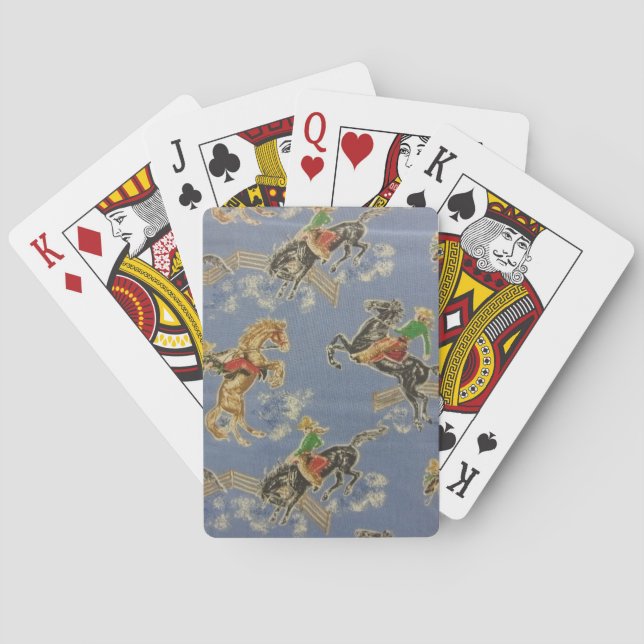 Jeu De Cartes Cowgirl Bronc Rider (dos)