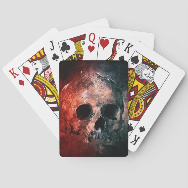 Jeu De Cartes Crâne (dos)
