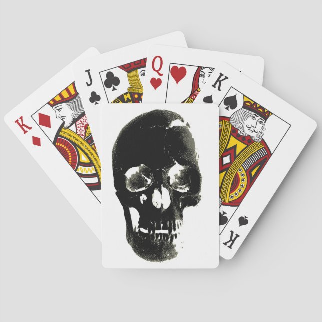 Jeu De Cartes Crâne (dos)