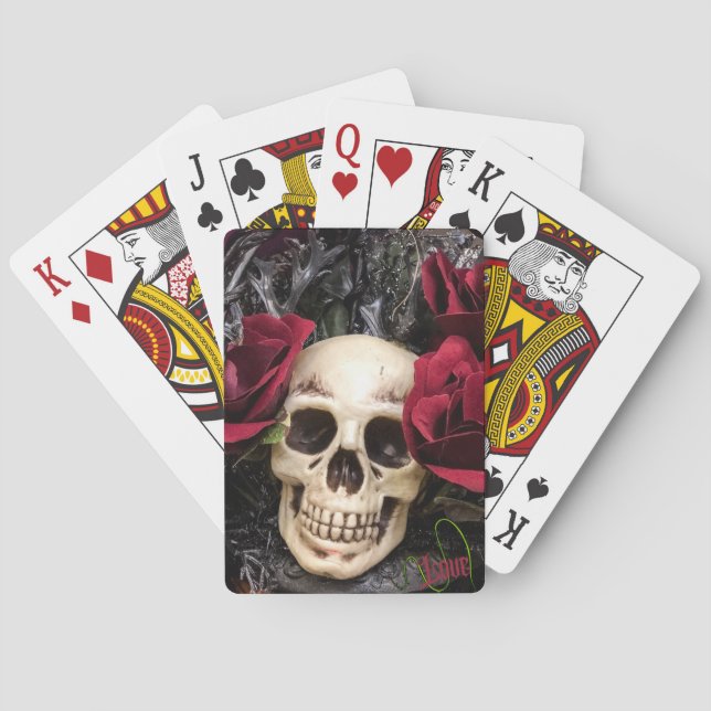 Jeu De Cartes Crâne (dos)