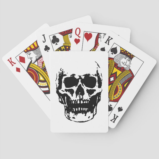 Jeu De Cartes Crâne (dos)
