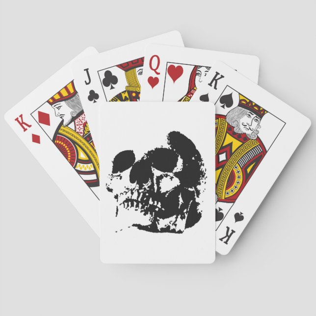 Jeu De Cartes Crâne (dos)