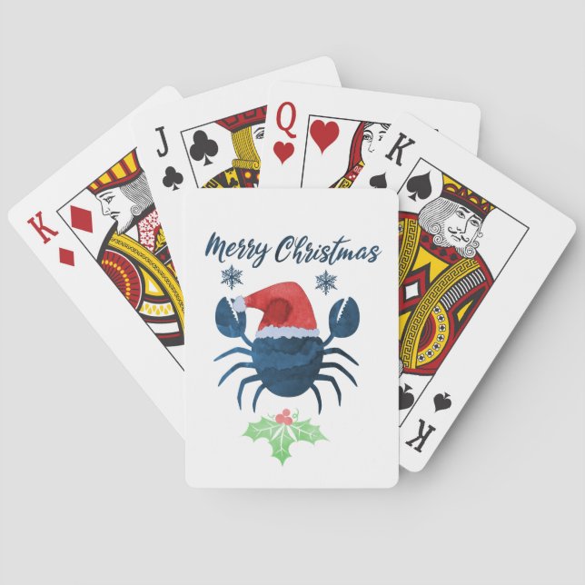 Jeu De Cartes Crâne de Noël (dos)