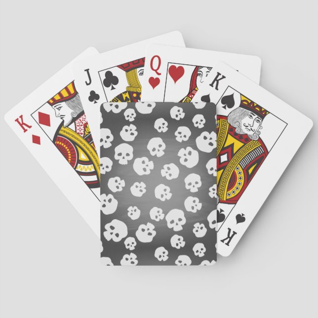 Jeu De Cartes Crânes (dos)