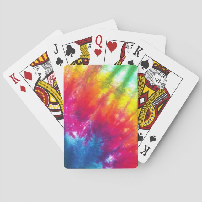 Jeu De Cartes Cravate arc-en-ciel (dos)