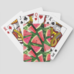 Jeu De Cartes Création de Motif de pastèque
