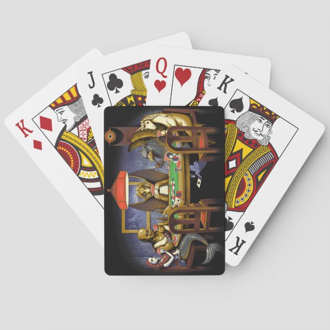 Jeu De Cartes Créatures Mythiques Jouer Au Poker (dos)