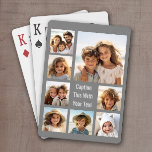 Jeu De Cartes Créer un collage photo personnalisé avec 8 photos