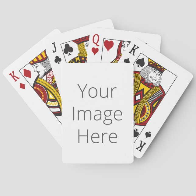 Jeu De Cartes Créez vos propres cartes de lecture (dos)