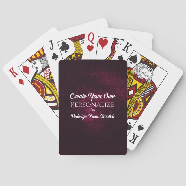 Jeu De Cartes CREEZ VOS PROPRES CARTES! Personnaliser (dos)
