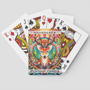 Jeu De Cartes Créez votre propre animal de stade tribal Boho