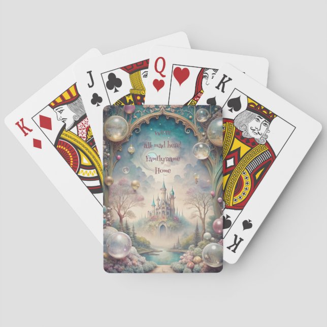 Jeu De Cartes Créez Votre Propre Château Magique Fantaisiste (dos)