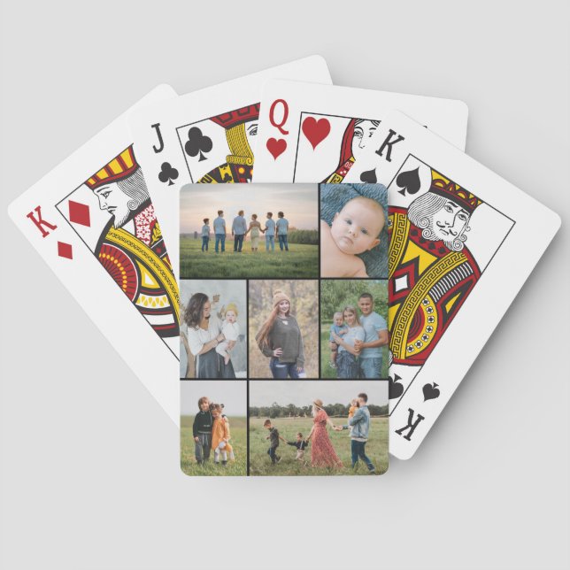 Jeu De Cartes Créez votre propre collection de 7 photos (dos)