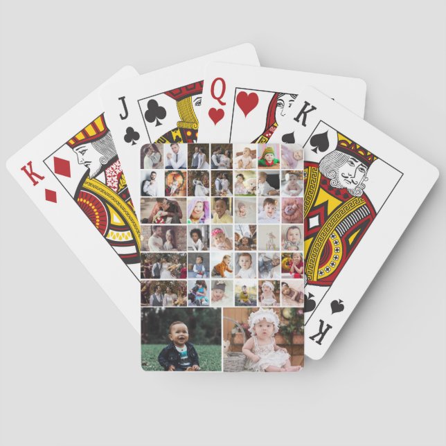 Jeu De Cartes Créez votre propre collection de photos 40 (dos)
