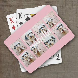 Jeu De Cartes Créez votre propre collection de photos 8 Nom pers