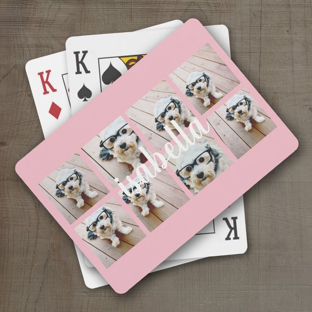 Jeu De Cartes Créez votre propre collection de photos 8 Nom pers (Personalized Playing Cards)