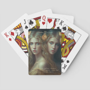 Jeu De Cartes Créez Votre Propre Déesse du Zodiaque Signe Solair