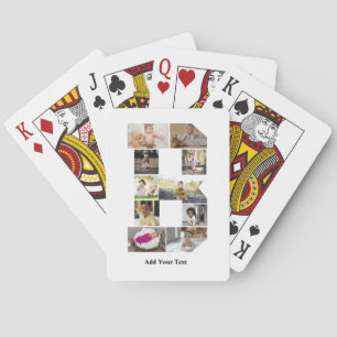Jeu De Cartes Créez votre propre lettre B Collage photo