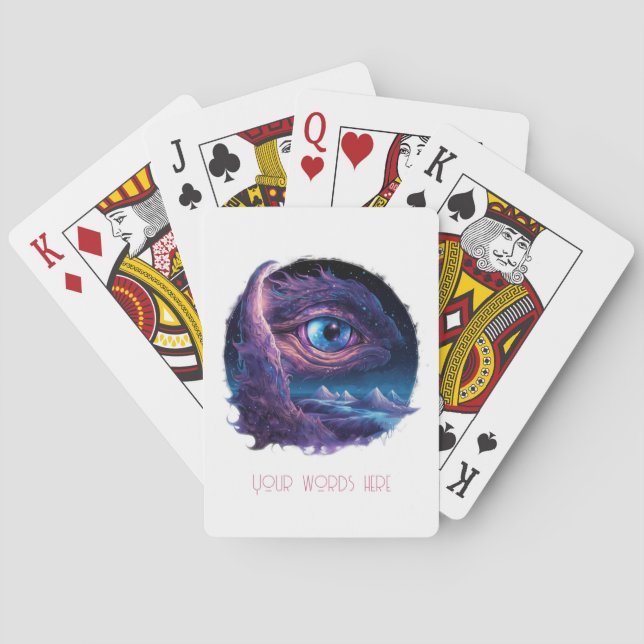 Jeu De Cartes Créez votre propre oeil de dragon mystique (dos)