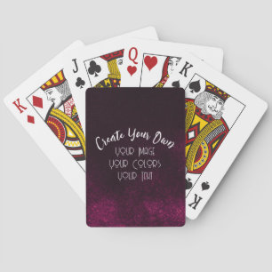 Jeu De Cartes Créez votre propre personnalisation