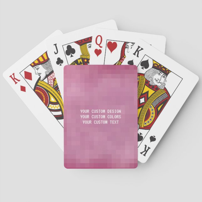 Jeu De Cartes Créez votre propre personnalisation (dos)