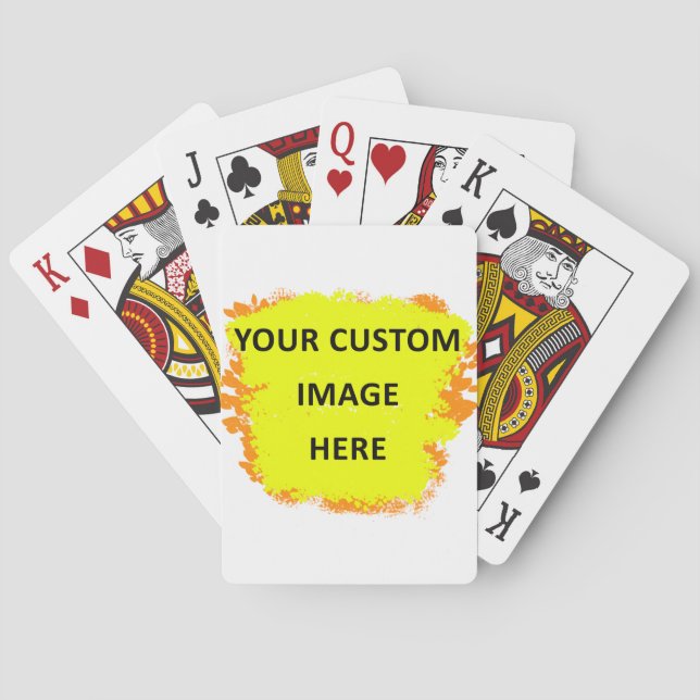Jeu De Cartes Créez votre propre personnalisation (dos)