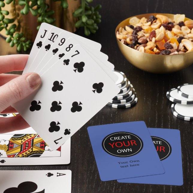 Jeu De Cartes Créez votre propre - Personnalisé, marqué / Person (In Situ)