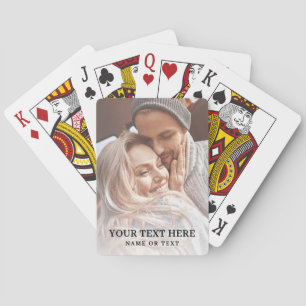 Jeu De Cartes Créez Votre Propre Photo Texte