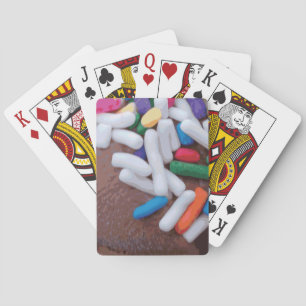 Jeu De Cartes Crème glacée au chocolat foncé avec arrosage arc-e