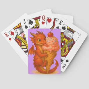 Jeu De Cartes Crème glacée dragon aux yeux grands imaginaires