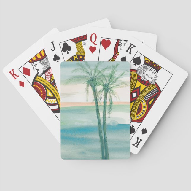 Jeu De Cartes Crépuscule paisible tropical (dos)
