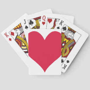 Jeu De Cartes Crimson Coeur mignon