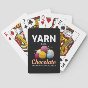 Jeu De Cartes Crochet Crochet Tricot chocolat Crochet