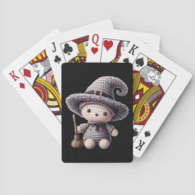 Jeu De Cartes Crochet Cute Witch (dos)