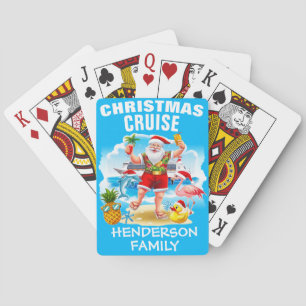 Jeu De Cartes Croisière de Noël personnalisée
