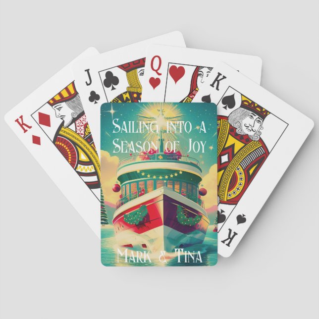 Jeu De Cartes Croisières de Noël (dos)