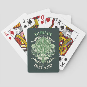 Jeu De Cartes Croix celtique irlandaise de Dublin
