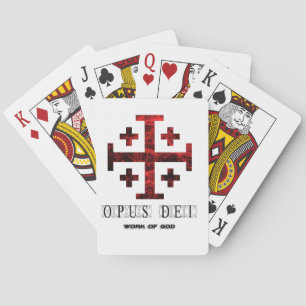 Jeu De Cartes Croix De Jérusalem - Opus Dei - Oeuvre De Dieu