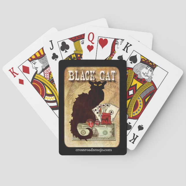 Jeu De Cartes Crossroads Mojo Lucky Black Cat Jouer des cartes (dos)