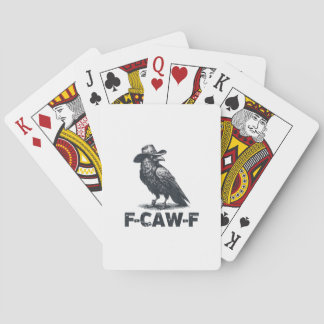 Jeu De Cartes Crow F-Caw-F Retro Crow Lover