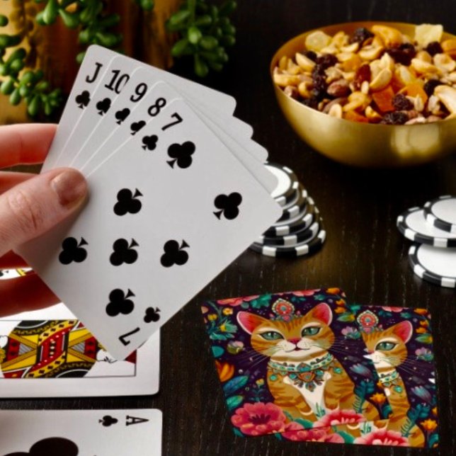 Jeu De Cartes Crowned Bejewelled Cat (Add fun to family time—these playing cards make a great little Mother’s Day surprise.
)