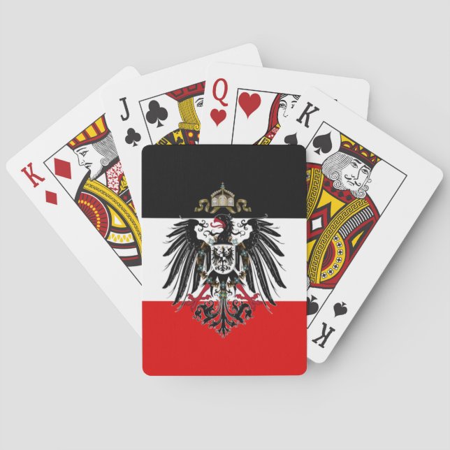Jeu De Cartes Cru de l'Allemagne Eagle (dos)