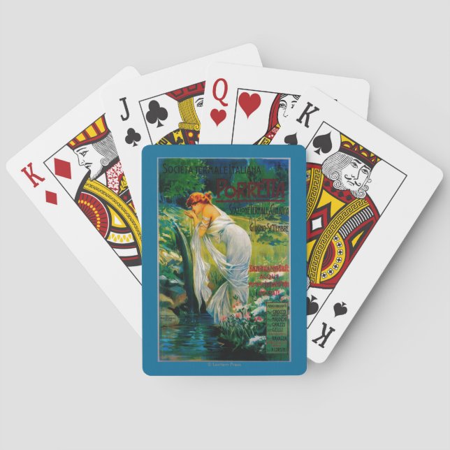 Jeu De Cartes Cru PosterEurope de Societa Termale Italiana (dos)