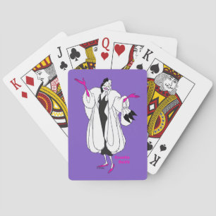 Jeu De Cartes Cruella De Vil   Accessoires Magenta Lecture Carte