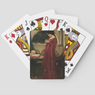 Jeu De Cartes Crystal Ball Woman Waterhouse Peinture
