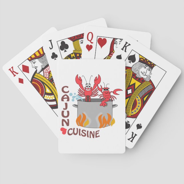 Jeu De Cartes Cuisine cajun (dos)