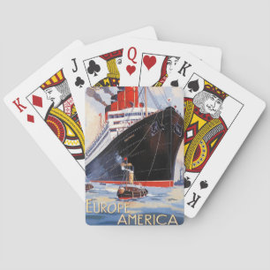 JEU DE CARTES CUNARD OCEAN LINER AQUITANIA