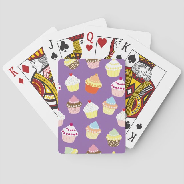 Jeu De Cartes Cupcakes Delicious Decorated Birthday (dos)