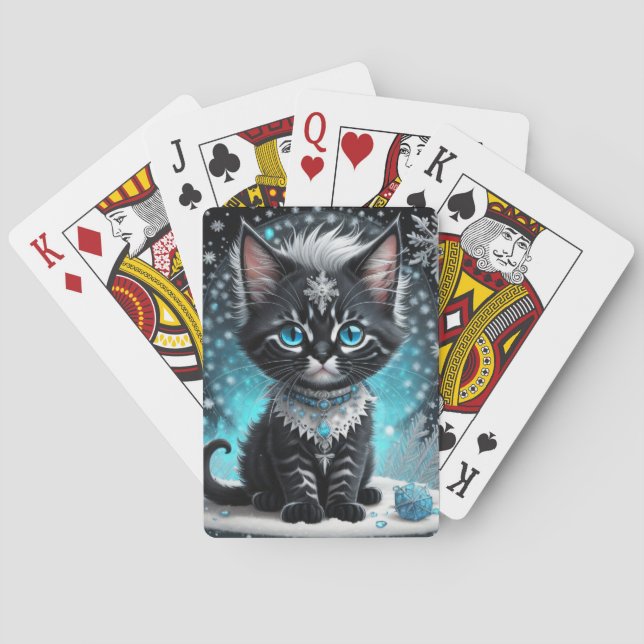 Jeu De Cartes Cute Ai Généré Kitten (dos)